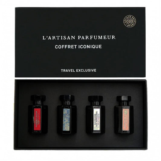 L'artisan parfumeur 4 * 5 ml mini set: passage d'enfer eau de toilette + un air de bretagne eau de parfum + la chasse aux papillions eau de toilette + memoire de roses eau de parfum LuxuryLifeWay Online Store