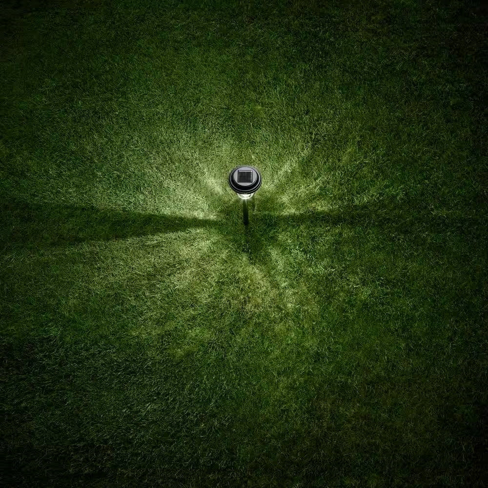 4 Pack - Solar LED Light Set - Outdoor Path Lighting in Black LuxuryLifeWay Online Store