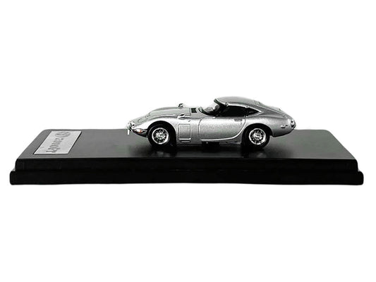 Toyota 2000GT RHD (Right Hand Drive) Silver Metallic 1/64 Diecast Model Car by LCD Models LuxuryLifeWay Online Store