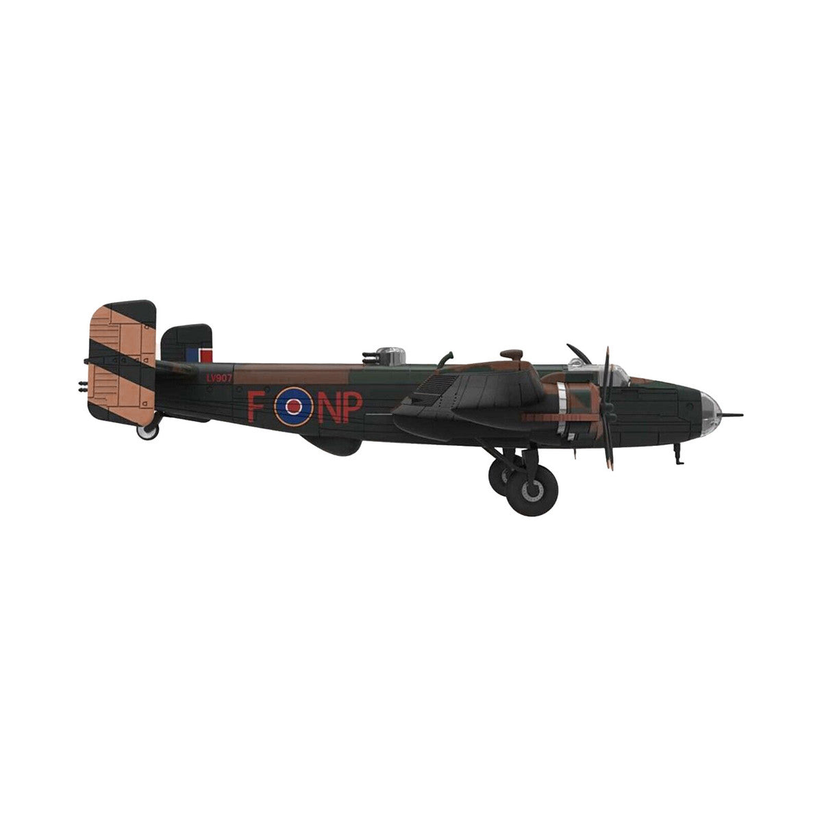 Handley Page Halifax B.MK III Bomber Aircraft "No. 158 Squadron RAF Lissett Yorkshire" Royal Air Force (1944) "Planes of World War II" Series 1/144 Diecast Model Airplane by Luppa LuxuryLifeWay Online Store