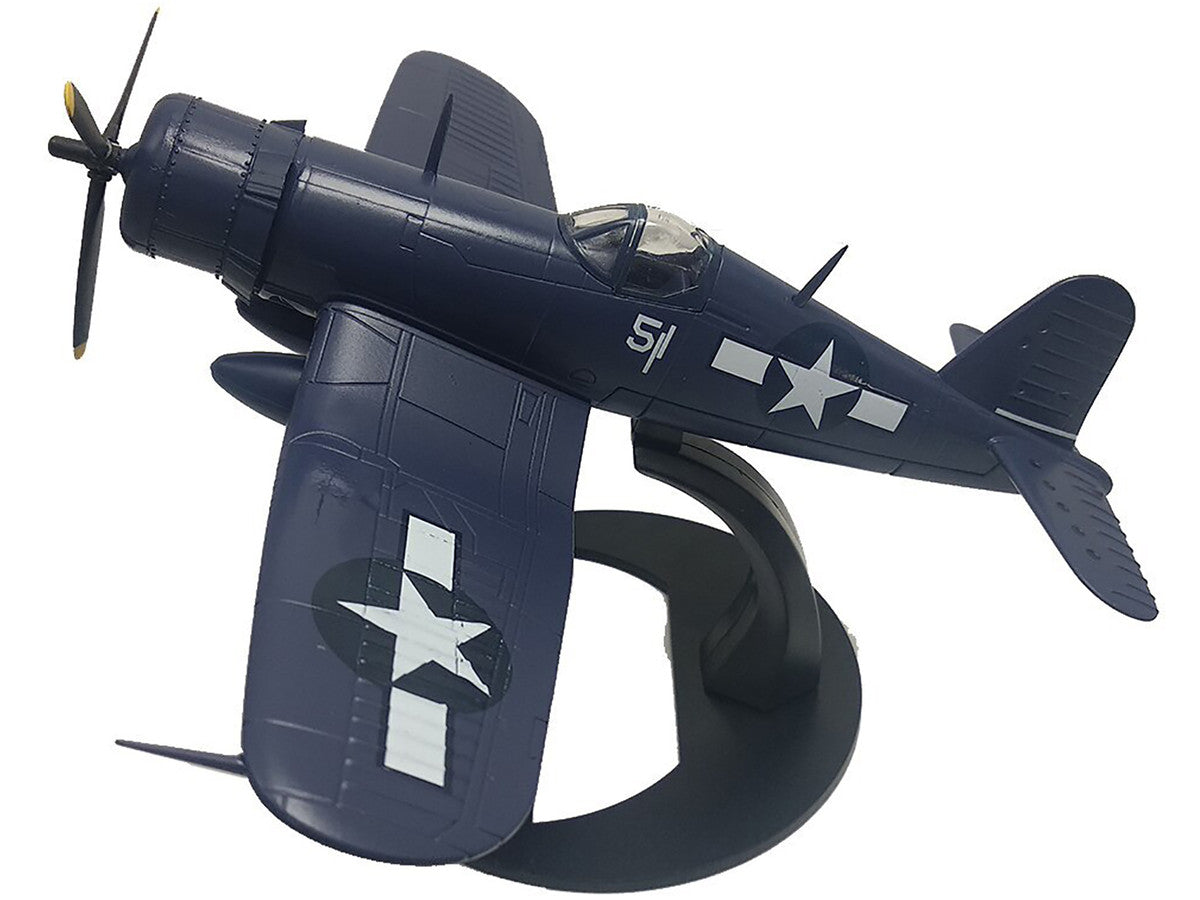 Vought F4U-1D Corsair Fighter Aircraft "Robert Wade VMF-323 Death Rattlers Yontan Airfield Okinawa" (1945) United States Marine Corps "Planes of World War II" Series 1/72 Diecast Model Airplane by Luppa LuxuryLifeWay Online Store