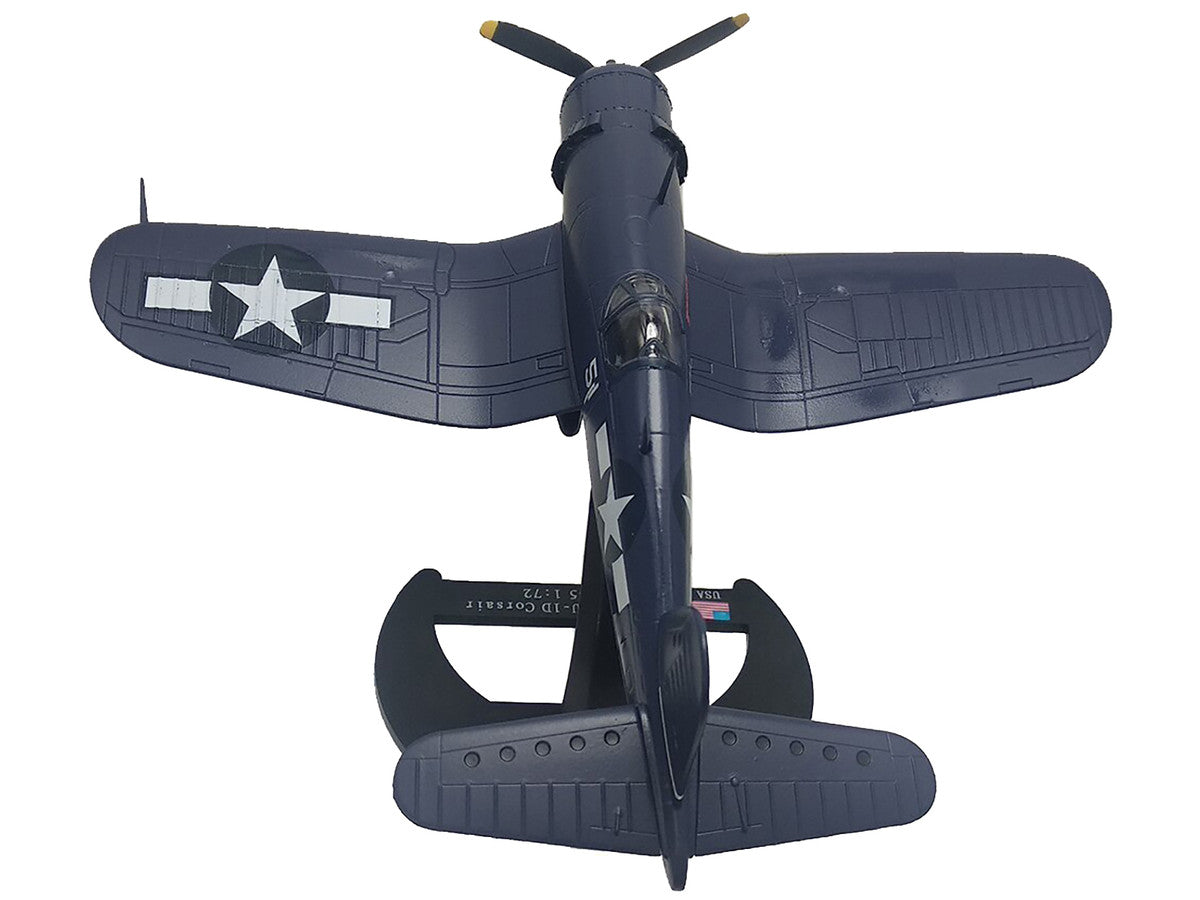 Vought F4U-1D Corsair Fighter Aircraft "Robert Wade VMF-323 Death Rattlers Yontan Airfield Okinawa" (1945) United States Marine Corps "Planes of World War II" Series 1/72 Diecast Model Airplane by Luppa LuxuryLifeWay Online Store