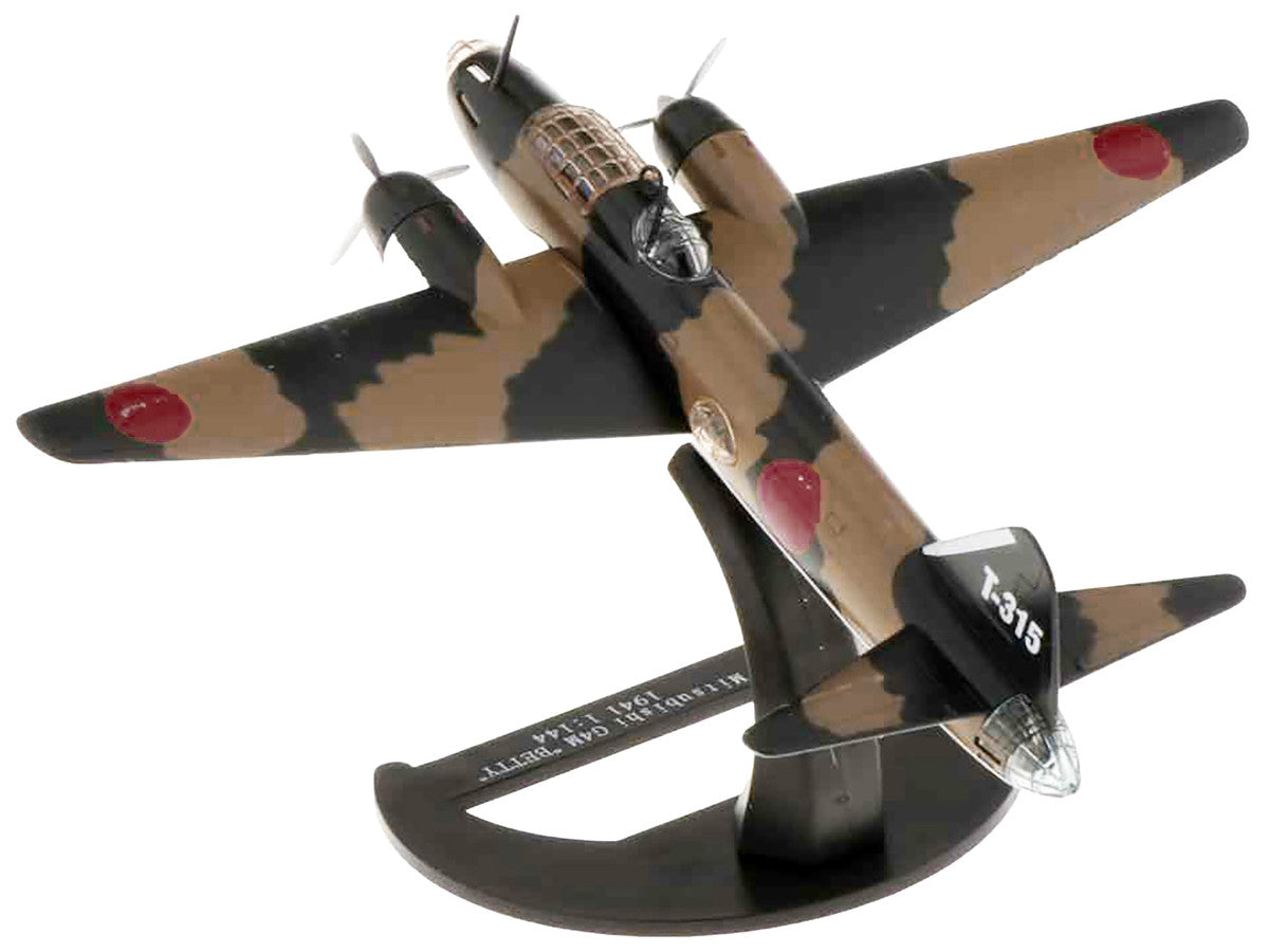 Mitsubishi G4M Bomber Aircraft "Betty Takao Kokutai Philippines" Imperial Japanese Navy (1941) "Planes of World War II" Series 1/144 Diecast Model Airplane by Luppa LuxuryLifeWay Online Store