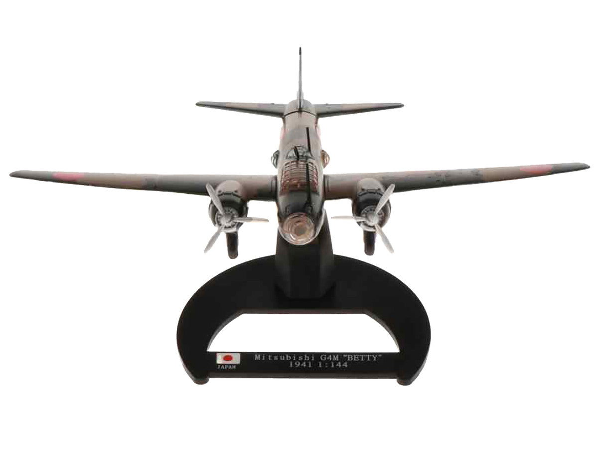 Mitsubishi G4M Bomber Aircraft "Betty Takao Kokutai Philippines" Imperial Japanese Navy (1941) "Planes of World War II" Series 1/144 Diecast Model Airplane by Luppa LuxuryLifeWay Online Store