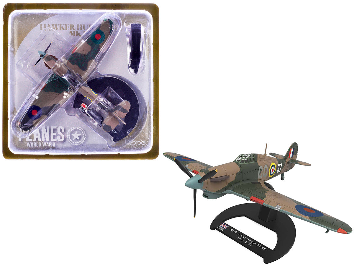 Hawker Hurricane Mk.IIB Aircraft "No. 134 Squadron 151 Wing Vaenga USSR" (1941) British Royal Air Force "Planes of World War II" Series 1/72 Diecast Model Airplane by Luppa LuxuryLifeWay Online Store