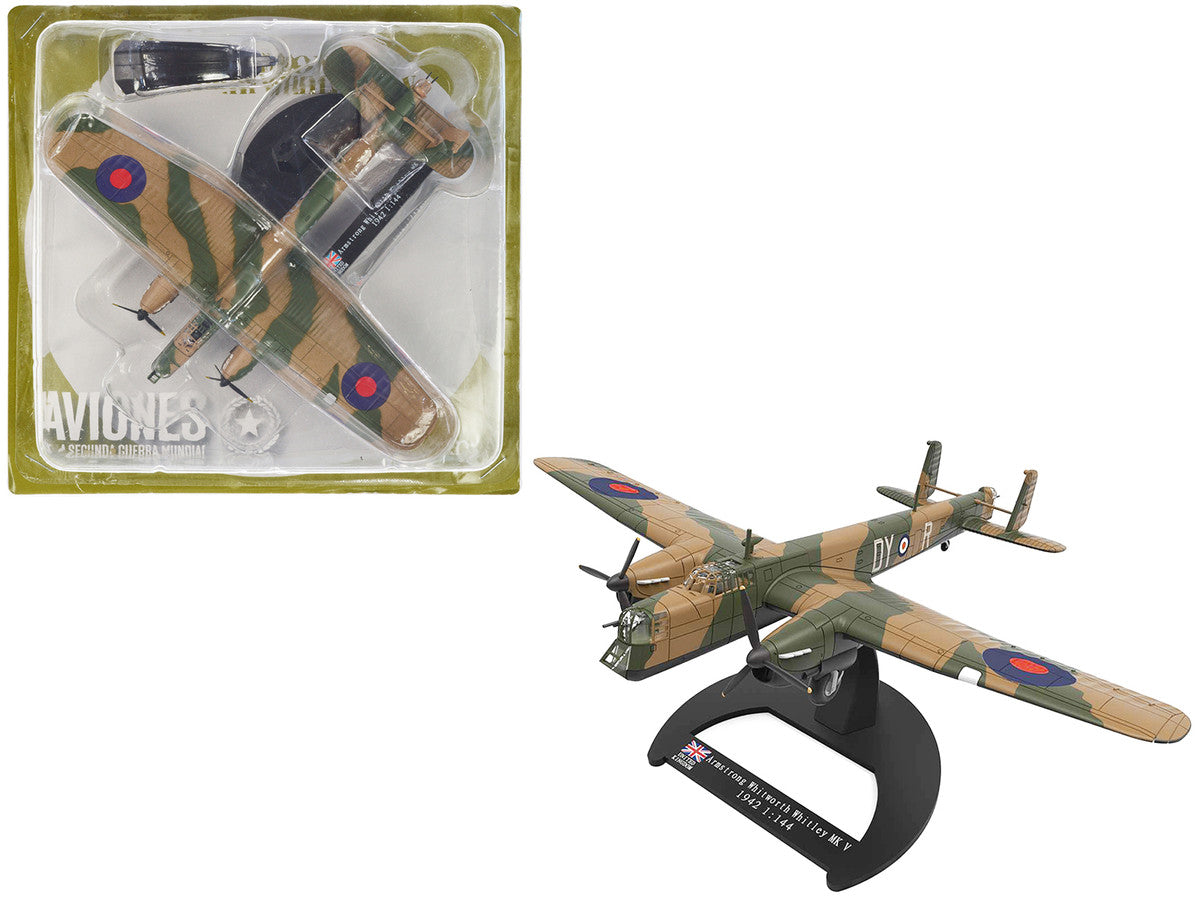 Armstrong Whitworth Whitley Mk.V Bomber Aircraft "No. 102 Squadron RAF Driffield" Royal Air Force (1940) "Planes of World War II" Series 1/144 Diecast Model Airplane by Luppa LuxuryLifeWay Online Store