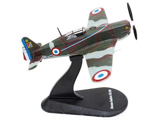 Morane-Saulnier MS.406 Fighter Aircraft "3/4 Escadrille GC II/3" Armee de l'Air (French Air Force) (1940) "Planes of World War II" Series 1/72 Diecast Model Airplane by Luppa LuxuryLifeWay Online Store