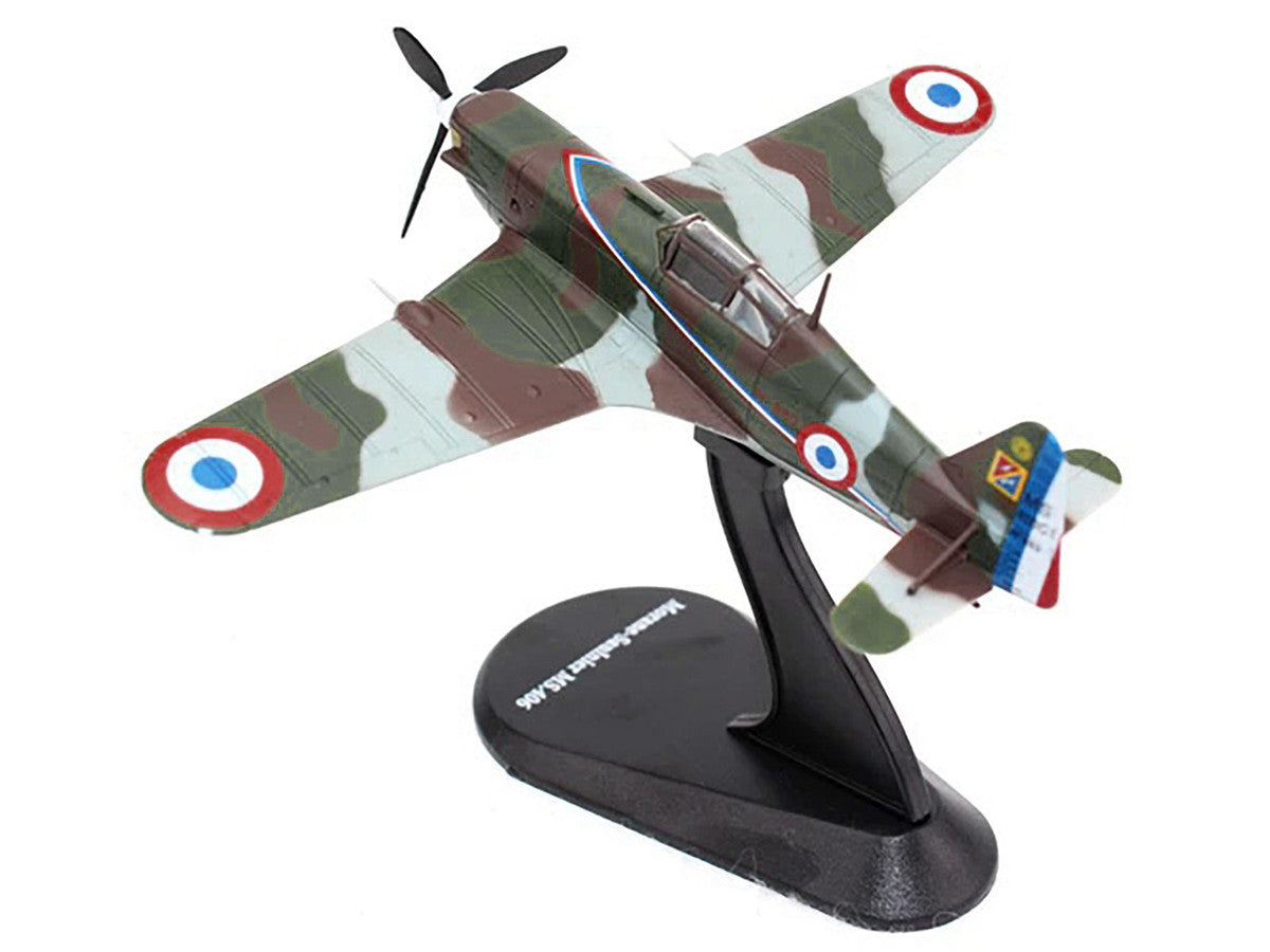 Morane-Saulnier MS.406 Fighter Aircraft "3/4 Escadrille GC II/3" Armee de l'Air (French Air Force) (1940) "Planes of World War II" Series 1/72 Diecast Model Airplane by Luppa LuxuryLifeWay Online Store