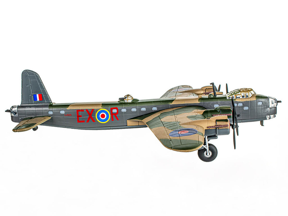 Short Stirling Mk.III Aircraft "Jolly Roger No. 199 Squadron 100 Group" (1943) British Royal Air Force "Planes of World War II" Series 1/144 Diecast Model Airplane by Luppa LuxuryLifeWay Online Store
