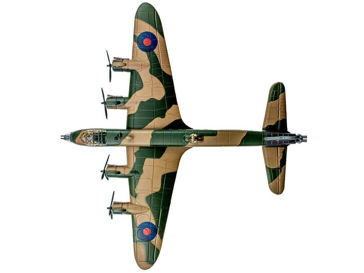 Short Stirling Mk.III Aircraft "Jolly Roger No. 199 Squadron 100 Group" (1943) British Royal Air Force "Planes of World War II" Series 1/144 Diecast Model Airplane by Luppa LuxuryLifeWay Online Store