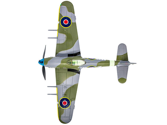 Hawker Typhoon Mk IB Fighter-Bomber Aircraft "No. 245 (Northern Rhodesian) Squadron" Royal Air Force (1942) "Planes of World War II" Series 1/72 Diecast Model Airplane by Luppa LuxuryLifeWay Online Store