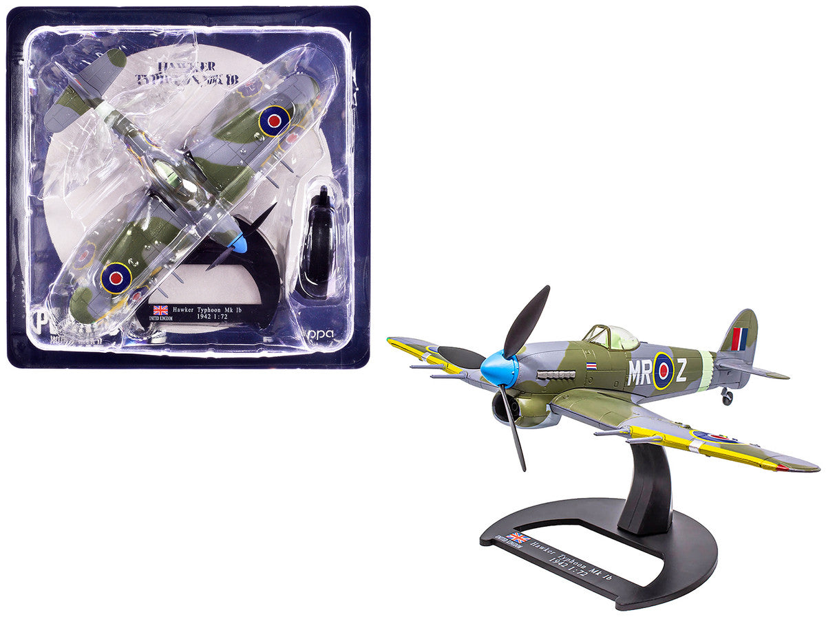 Hawker Typhoon Mk IB Fighter-Bomber Aircraft "No. 245 (Northern Rhodesian) Squadron" Royal Air Force (1942) "Planes of World War II" Series 1/72 Diecast Model Airplane by Luppa LuxuryLifeWay Online Store