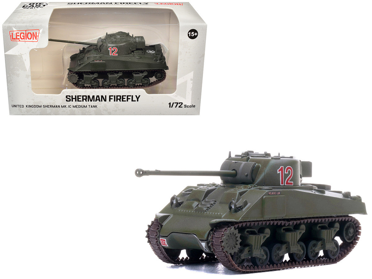 Sherman Firefly Mk.VC Medium Tank "Velikye Luki A Squadron 1st Northamptonshire Yeomanry 33rd Armoured Brigade Normandy" (1944) British Army 1/72 Diecast Model by Legion LuxuryLifeWay Online Store