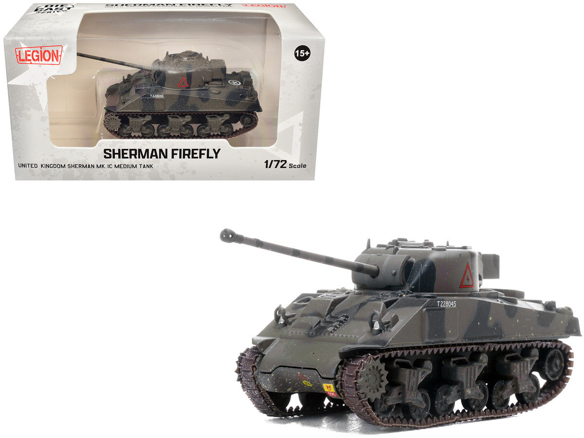 Sherman Firefly Mk.VC Medium Tank "A Squadron 4th/7th Royal Dragoon Guards 8th Armoured Brigade Normandy" (1944) British Army 1/72 Diecast Model by Legion LuxuryLifeWay Online Store