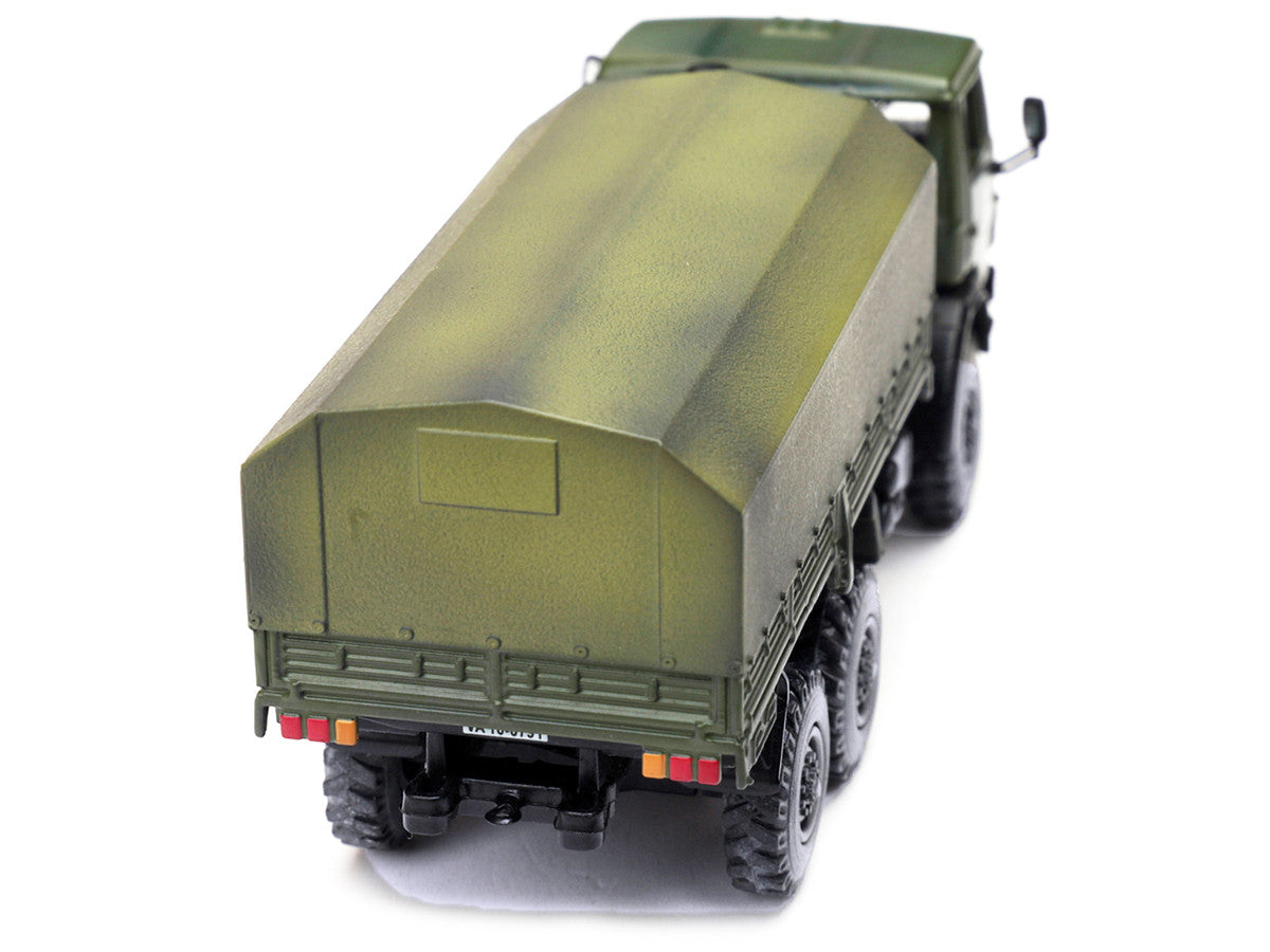Kamaz 4310 Transport Truck Green (Weathered) "Ukrainian Ground Forces" 1/72 Diecast Model by Legion LuxuryLifeWay Online Store