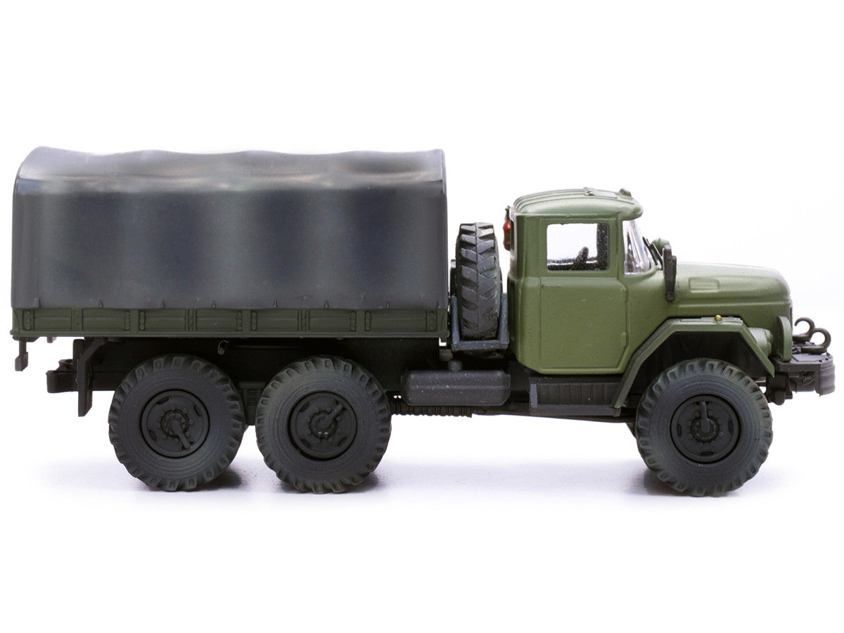 ZIL 131 Cargo Truck Green with White Stripes "Ukrainian Ground Forces" 1/72 Diecast Model by Legion LuxuryLifeWay Online Store