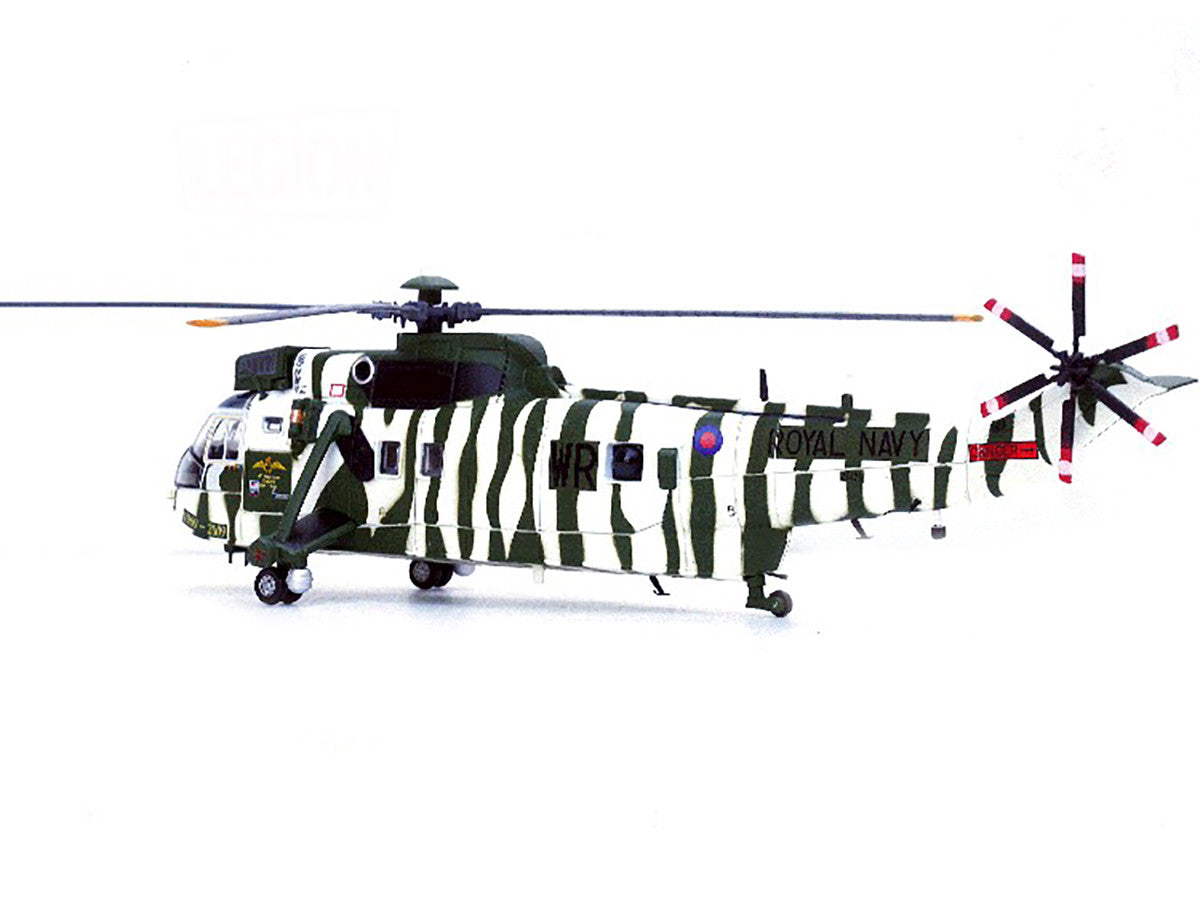 Westland Sea King HC.4 Helicopter "40th Anniversary Livery 848 Naval Air Squadron Commando Helicopter Force Royal Naval Air Station Yeovilton Somerset" (2009) British Royal Navy 1/72 Diecast Model by Legion LuxuryLifeWay Online Store