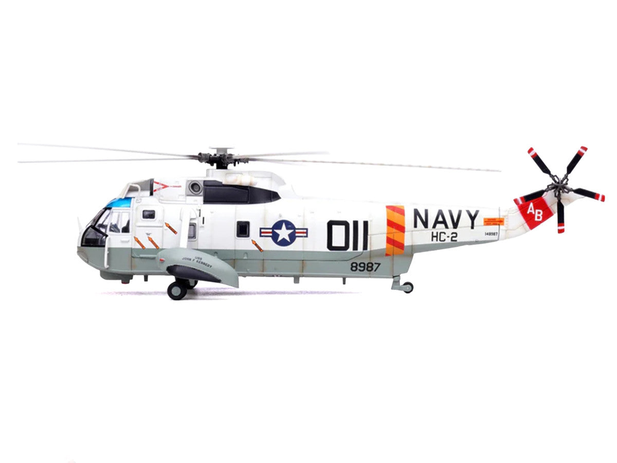 Sikorsky SH-3G Sea King Helicopter "148987/AB 011 Helicopter Combat Support Squadron 2 Fleet Angels USS John F Kennedy (CVA-67)" (1970s) United States Navy 1/72 Diecast Model by Legion LuxuryLifeWay Online Store