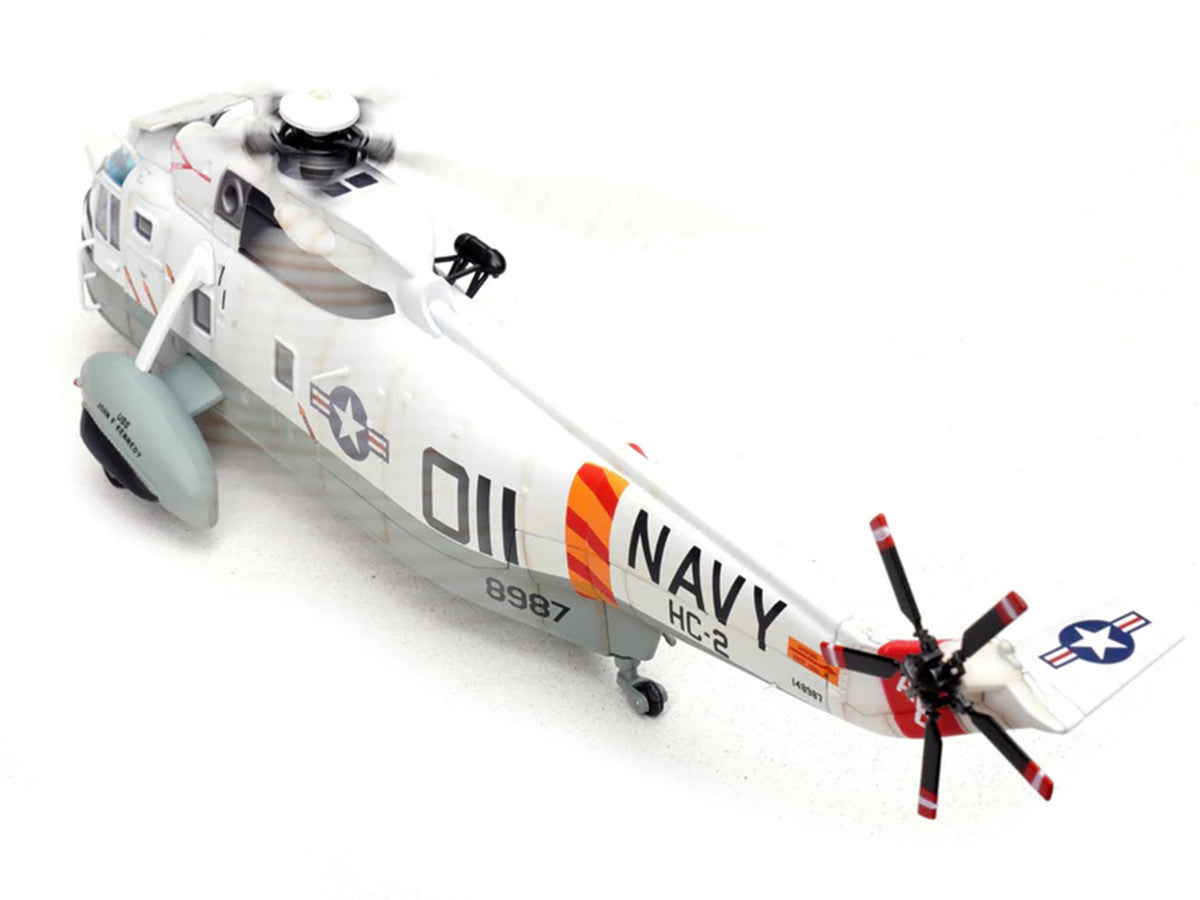 Sikorsky SH-3G Sea King Helicopter "148987/AB 011 Helicopter Combat Support Squadron 2 Fleet Angels USS John F Kennedy (CVA-67)" (1970s) United States Navy 1/72 Diecast Model by Legion LuxuryLifeWay Online Store