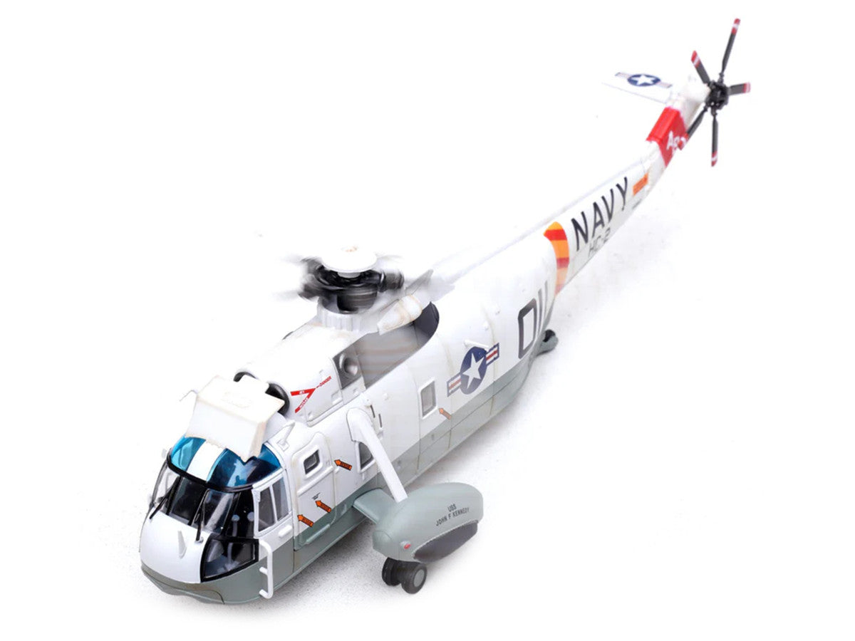 Sikorsky SH-3G Sea King Helicopter "148987/AB 011 Helicopter Combat Support Squadron 2 Fleet Angels USS John F Kennedy (CVA-67)" (1970s) United States Navy 1/72 Diecast Model by Legion LuxuryLifeWay Online Store