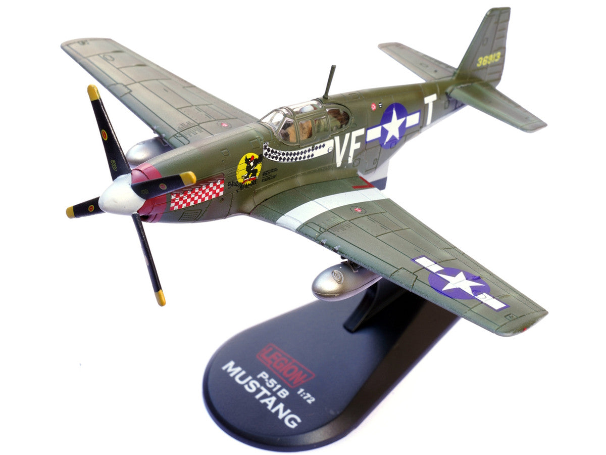 North American P-51B Mustang Aircraft "Shangri-La 336th Fighter Squadron 4th Fighter Group" (1944) United States Army Air Forces 1/72 Diecast Model Airplane by Legion LuxuryLifeWay Online Store