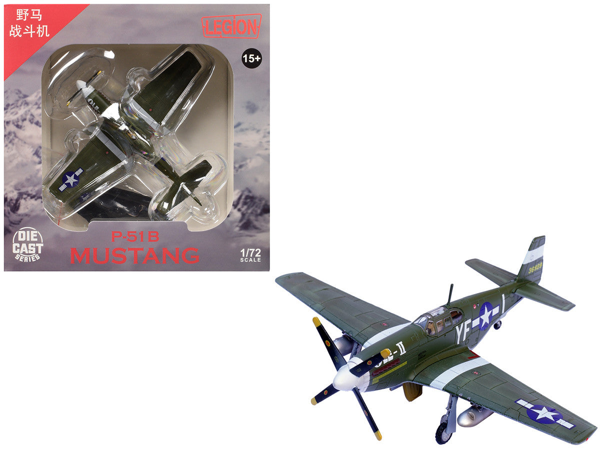North American P-51B Mustang Aircraft "Ole-II 358th Fighter Squadron 355th Fighter Group Steeple Morden Strafers" (1944) United States Army Air Forces 1/72 Diecast Model Airplane by Legion LuxuryLifeWay Online Store