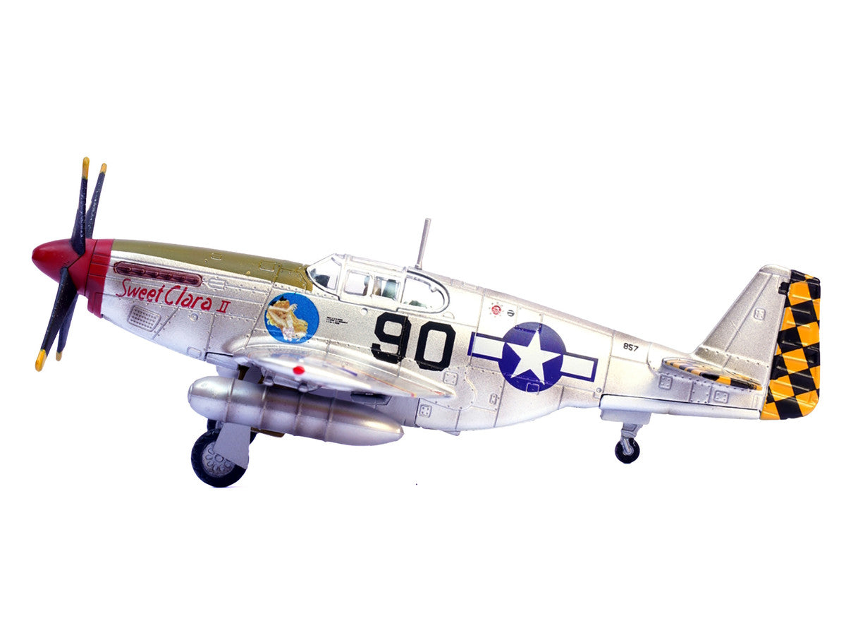 North American P-51B Mustang Aircraft "Sweet Clara II 319th Fighter Squadron 325th Fighter Group" (1944) United States Army Air Forces 1/72 Diecast Model Airplane by Legion LuxuryLifeWay Online Store