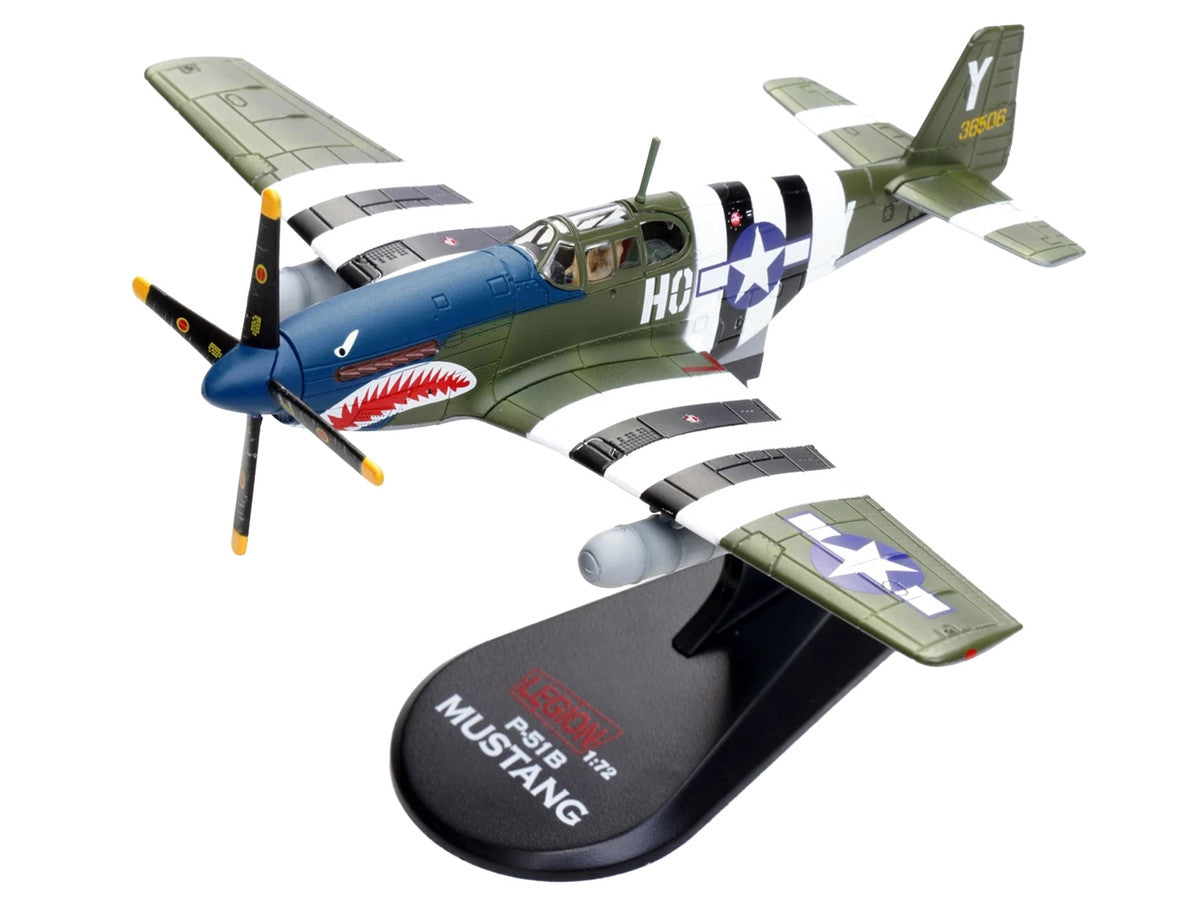 North American P-51B Mustang Aircraft "John Bennett 487th Fighter Squadron 352nd Fighter Group Blue-Nosed Bastards of Bodney RAF Bodney" (1944) United States Army Air Forces 1/72 Diecast Model Airplane by Legion LuxuryLifeWay Online Store