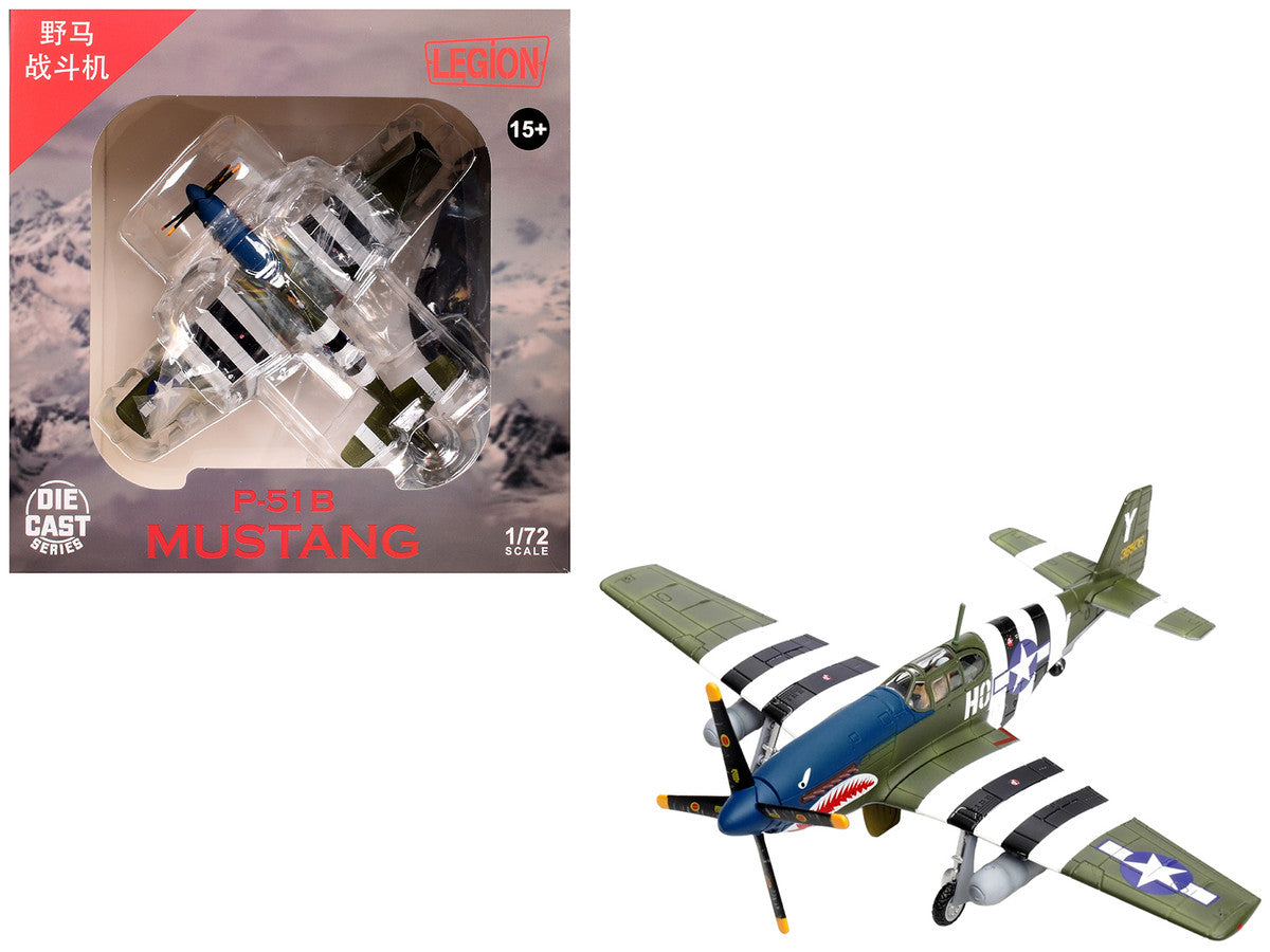 North American P-51B Mustang Aircraft "John Bennett 487th Fighter Squadron 352nd Fighter Group Blue-Nosed Bastards of Bodney RAF Bodney" (1944) United States Army Air Forces 1/72 Diecast Model Airplane by Legion LuxuryLifeWay Online Store