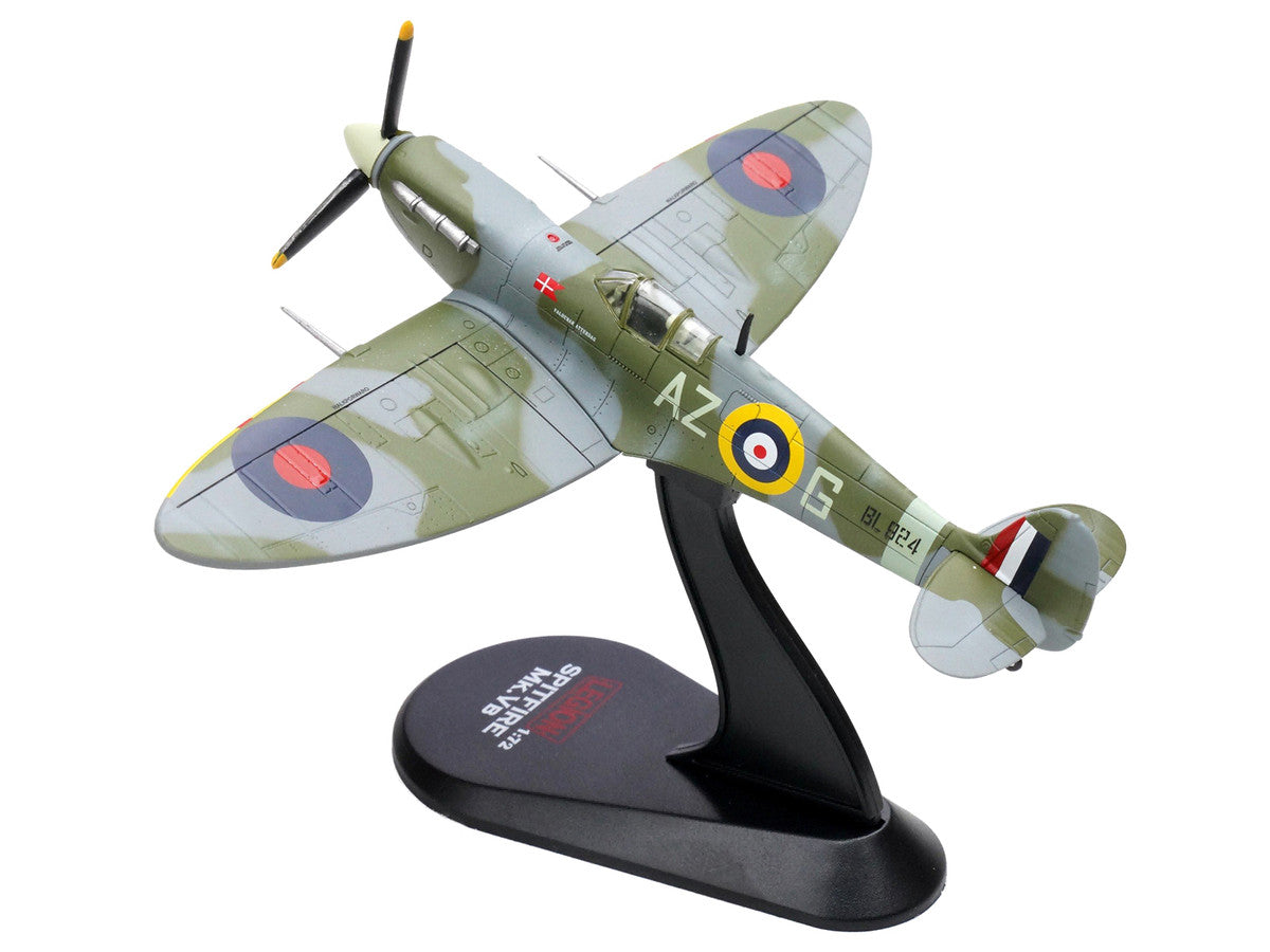 Supermarine Spitfire Mk Vb Fighter Aircraft "BL924 Pilot Officer Aksel Svendsen Danish Presentation Spitfire Valdemar Atterdag No. 234 Madras Presidency Squadron" (1942) Royal Air Force 1/72 Diecast Model by Legion LuxuryLifeWay Online Store