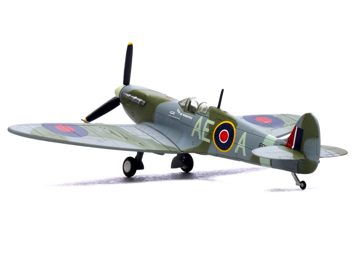 Supermarine Spitfire Mk Vb Fighter Aircraft "EP120 Flight Lieutenant James 'Jeff' Northcott No. 402 City of Winnipeg Squadron" (1943-1944) Royal Canadian Air Force 1/72 Diecast Model by Legion LuxuryLifeWay Online Store