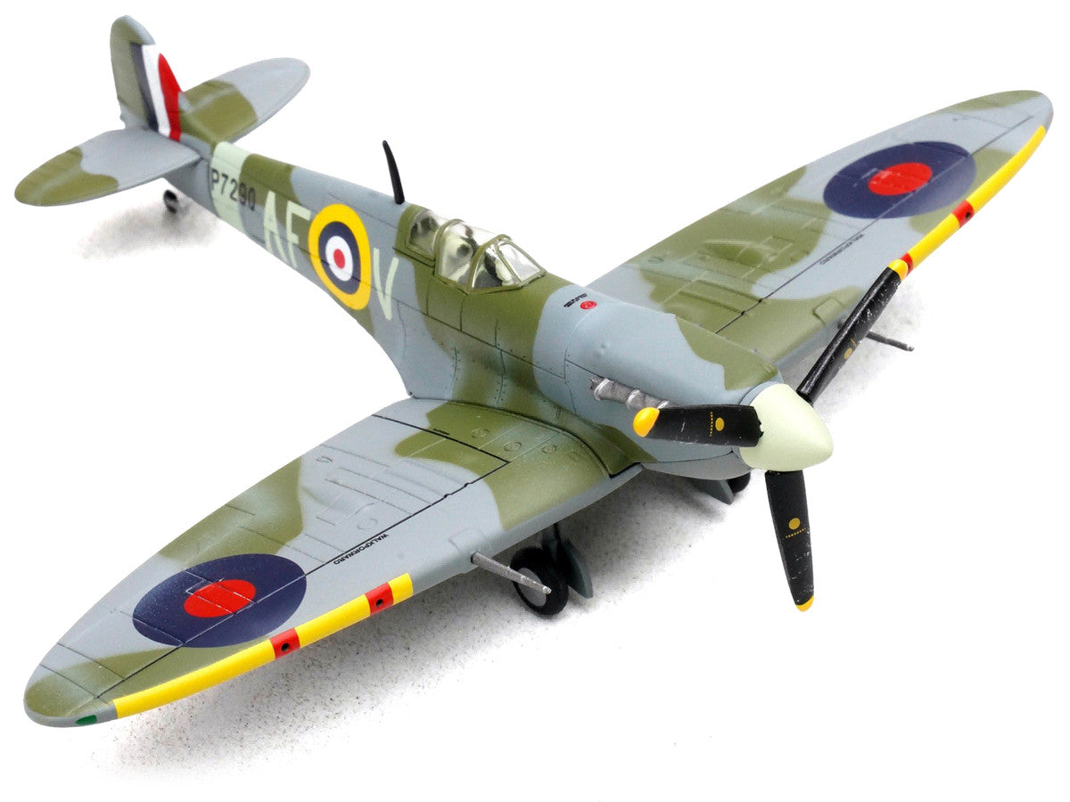 Supermarine Spitfire Mk IIa Fighter Aircraft "P7290 Air Fighting Development Unit RAF Duxford" (1942) Royal Air Force 1/72 Diecast Model by Legion LuxuryLifeWay Online Store