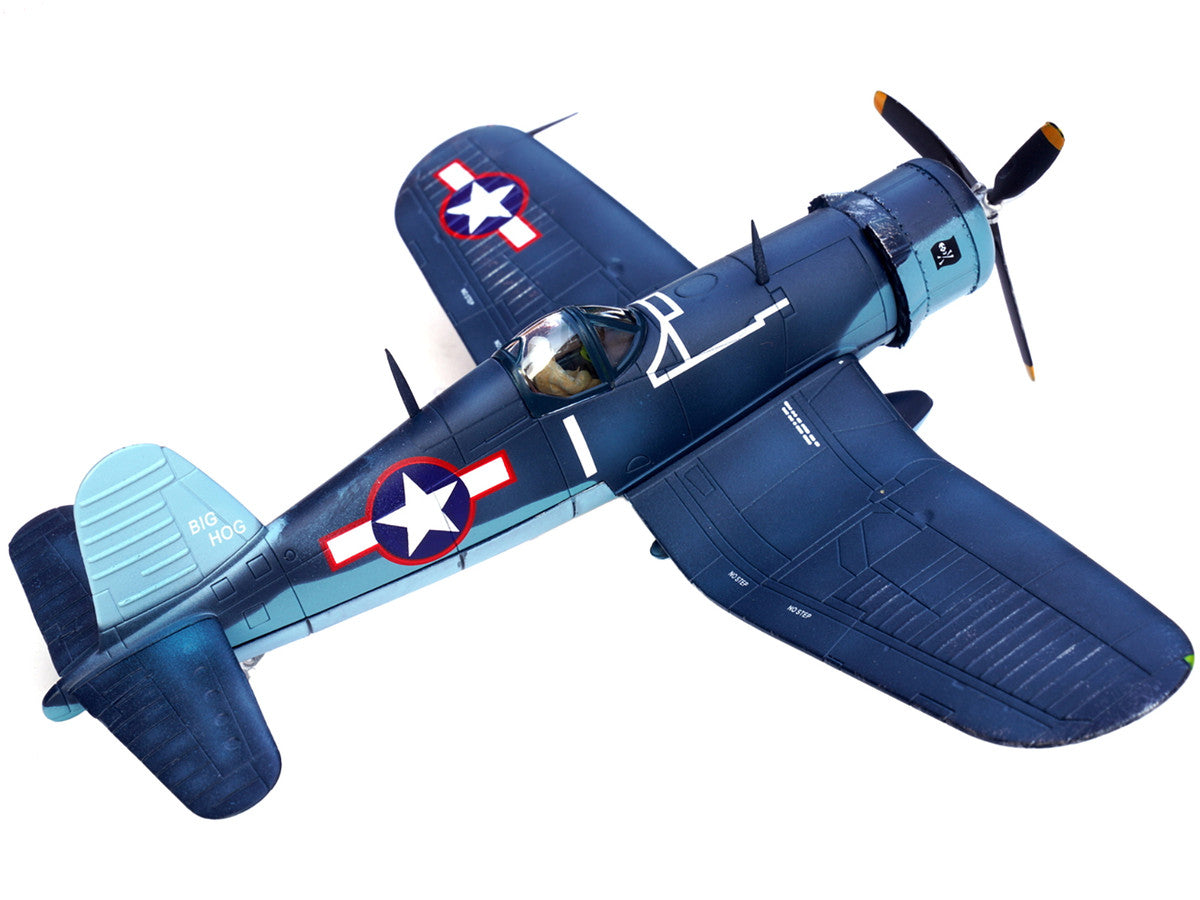 Vought F4U-1A Corsair Fighter Plane "Big Hog" VF-17 "Jolly Rogers" Captain Tommy Blackburn US Navy (1943) 1/72 Diecast Airplane Model by Legion LuxuryLifeWay Online Store