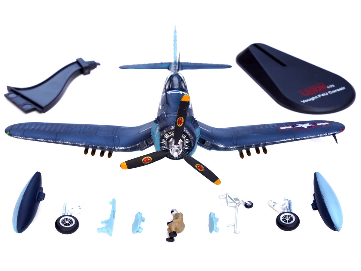 Vought F4U-1A Corsair Fighter Plane "Big Hog" VF-17 "Jolly Rogers" Captain Tommy Blackburn US Navy (1943) 1/72 Diecast Airplane Model by Legion LuxuryLifeWay Online Store