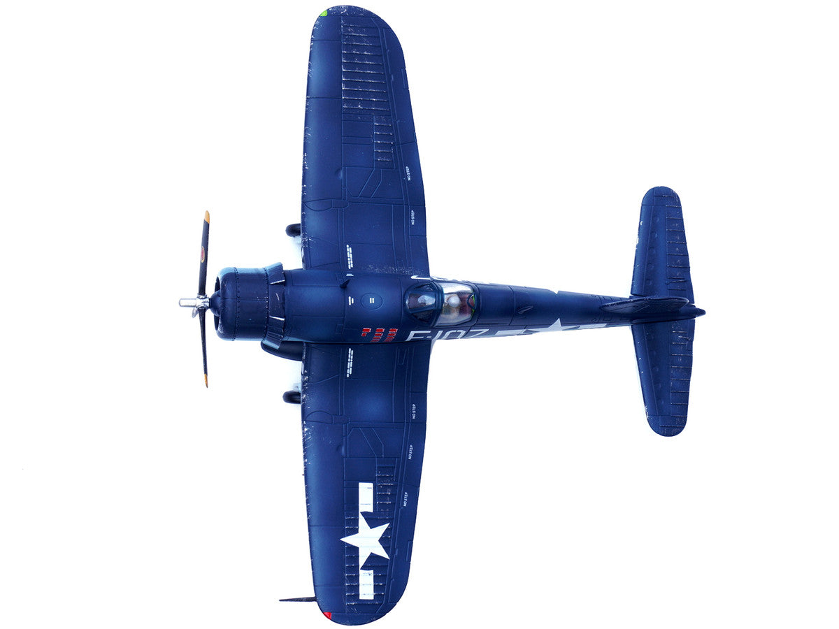 Vought F4U-1D Corsair Fighter Plane "1st Lt. Phillip DeLong Marine Fighter Squadron (VMF-224)" (1945) 1/72 Diecast Airplane Model by Legion LuxuryLifeWay Online Store