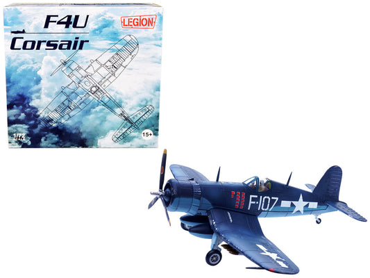 Vought F4U-1D Corsair Fighter Plane "1st Lt. Phillip DeLong Marine Fighter Squadron (VMF-224)" (1945) 1/72 Diecast Airplane Model by Legion LuxuryLifeWay Online Store