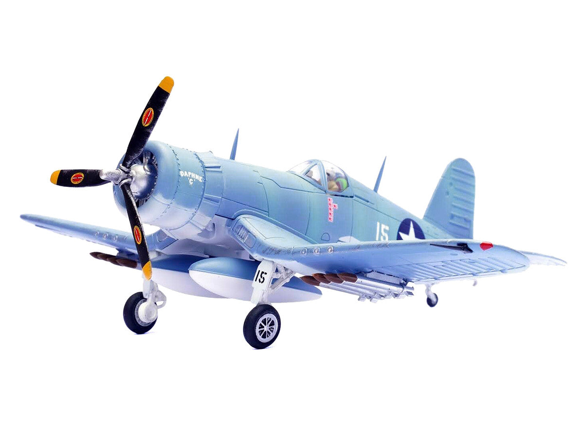 Vought F4U-1 Corsair Fighter Plane "Daphne 'C' 2nd Lt. James N. Cupp VMF-213 Hell Hawks Guadalcanal" (1943) United States Marines 1/72 Diecast Model Airplane by Legion LuxuryLifeWay Online Store