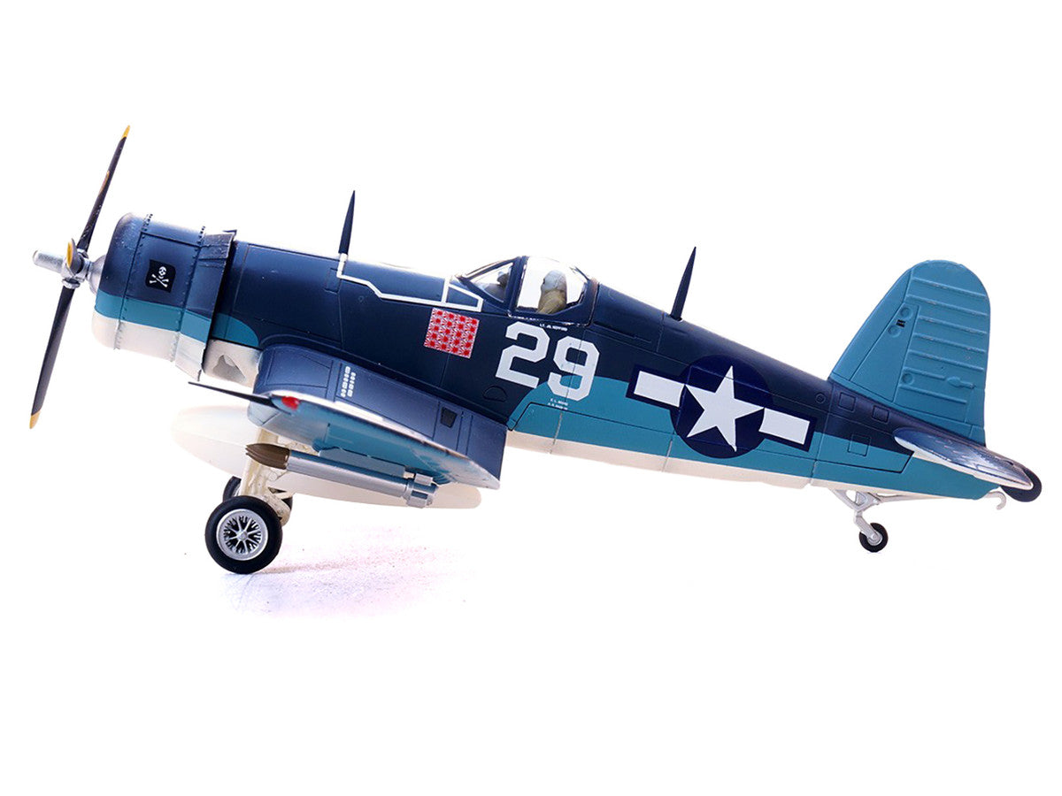 Vought F4U-1A Corsair Fighter Aircraft "Ace Ira Kepford VF-17 Jolly Rogers Bougainville Solomon Islands" (1944) United States Navy 1/72 Diecast Model by Legion LuxuryLifeWay Online Store