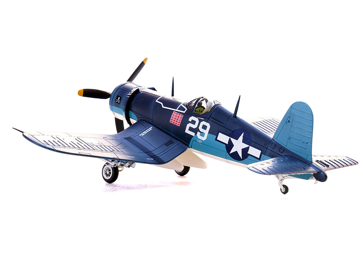 Vought F4U-1A Corsair Fighter Aircraft "Ace Ira Kepford VF-17 Jolly Rogers Bougainville Solomon Islands" (1944) United States Navy 1/72 Diecast Model by Legion LuxuryLifeWay Online Store