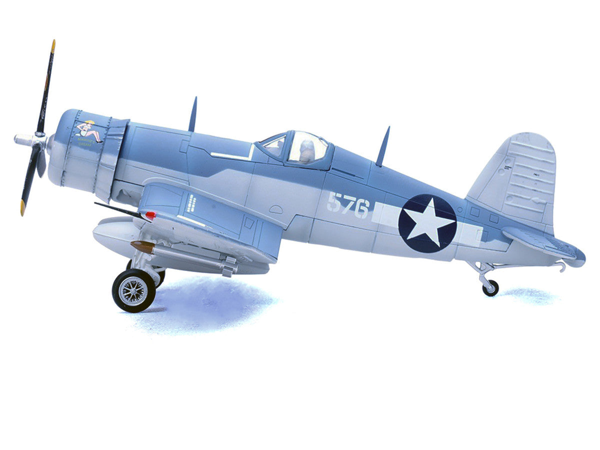 Vought F4U-1A Corsair Fighter Aircraft "Marines Dream Capt. Edwin Olander VMF-214 Black Sheep Vella Lavella Solomon Islands" (1943) United States Marine Corps 1/72 Diecast Model by Legion LuxuryLifeWay Online Store