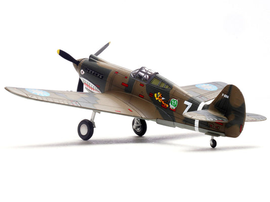 Curtiss P-40B/C Warhawk Fighter Aircraft "White 7 1st Squadron Flying Tigers Chinese Air Force" (1942) 1st American Volunteer Group 1/72 Diecast Model Airplane by Legion LuxuryLifeWay Online Store