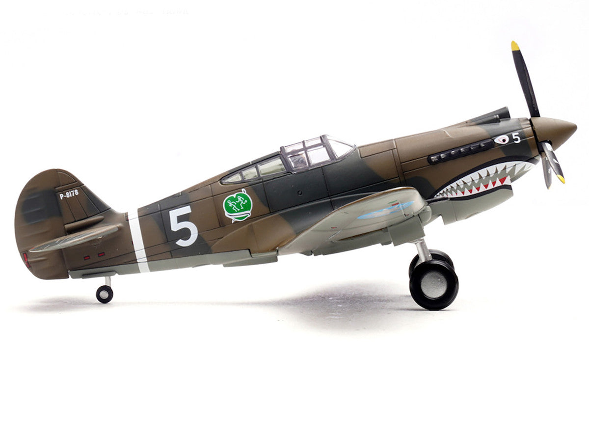Curtiss P-40B/C Warhawk Fighter Aircraft "White 5 Charles Bond 1st Squadron Flying Tigers Chinese Air Force" (1942) 1st American Volunteer Group 1/72 Diecast Model Airplane by Legion LuxuryLifeWay Online Store