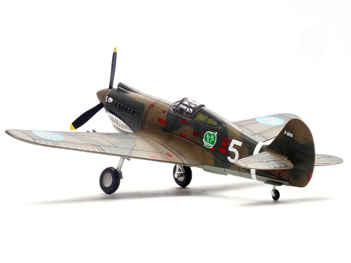 Curtiss P-40B/C Warhawk Fighter Aircraft "White 5 Charles Bond 1st Squadron Flying Tigers Chinese Air Force" (1942) 1st American Volunteer Group 1/72 Diecast Model Airplane by Legion LuxuryLifeWay Online Store