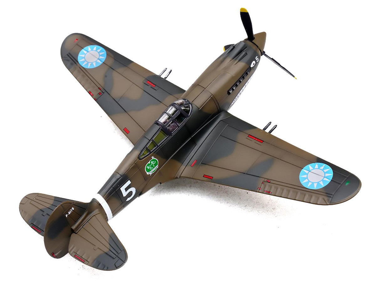 Curtiss P-40B/C Warhawk Fighter Aircraft "White 5 Charles Bond 1st Squadron Flying Tigers Chinese Air Force" (1942) 1st American Volunteer Group 1/72 Diecast Model Airplane by Legion LuxuryLifeWay Online Store
