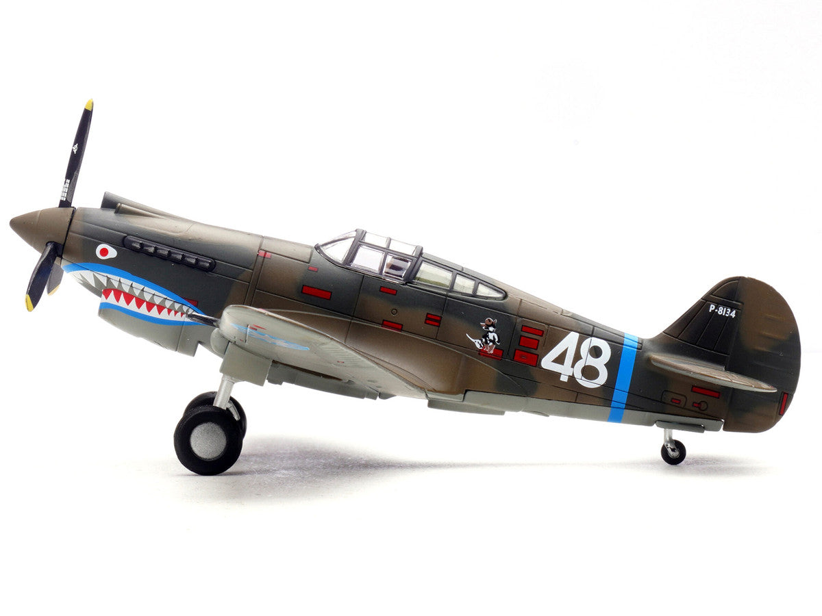 Curtiss P-40B/C Warhawk Fighter Aircraft "White 48 David Lee 'Tex' Hill 2nd Squadron Panda Bears Chinese Air Force Burma" (1942) 1st American Volunteer Group 1/72 Diecast Model Airplane by Legion LuxuryLifeWay Online Store