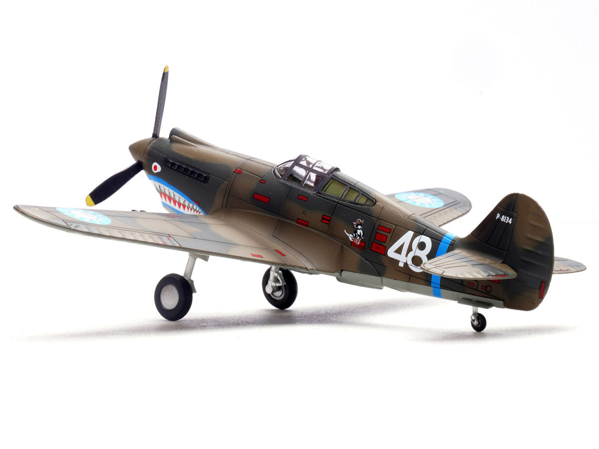 Curtiss P-40B/C Warhawk Fighter Aircraft "White 48 David Lee 'Tex' Hill 2nd Squadron Panda Bears Chinese Air Force Burma" (1942) 1st American Volunteer Group 1/72 Diecast Model Airplane by Legion LuxuryLifeWay Online Store