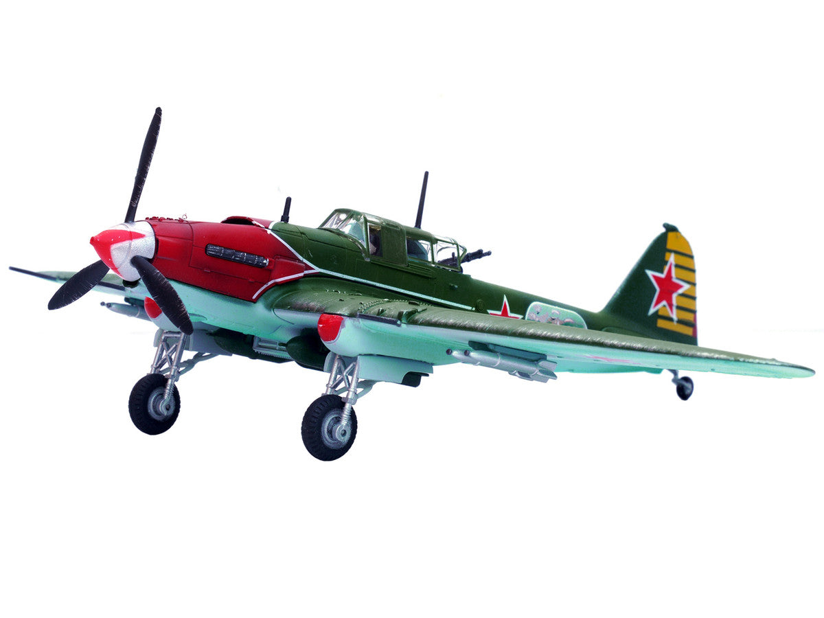 Ilyushin IL-2M3 Sturmovik Aircraft Green "Double Hero of the Soviet Union Nelson Stepanyan" Soviet Air Force 1/72 Diecast Model Airplane by Legion LuxuryLifeWay Online Store