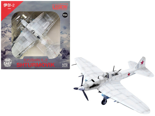 Ilyushin IL-2 Shturmovik Aircraft White "3rd Squadron 505th Air Assault Regiment 226th Air Assault Division Battle of Stalingrad" (1942) Soviet Air Force 1/72 Diecast Model Airplane by Legion LuxuryLifeWay Online Store