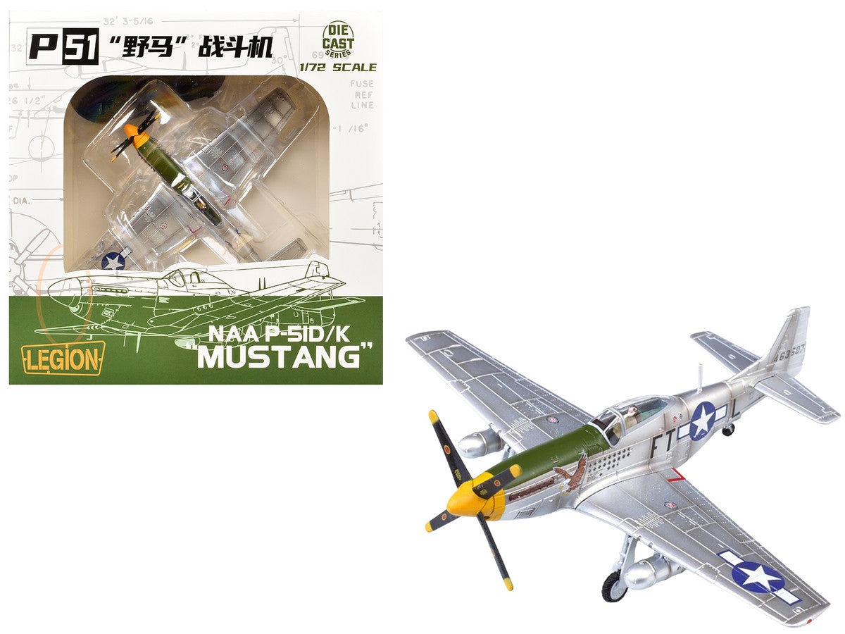 North American P-51D Mustang Aircraft "Feeble Eagle 18.5-victory Ace Glenn Eagleston 353rd Fighter Squadron 354th Fighter Group Ninth Air Force" (1945) United States Army Air Forces 1/72 Diecast Model Airplane by Legion LuxuryLifeWay Online Store