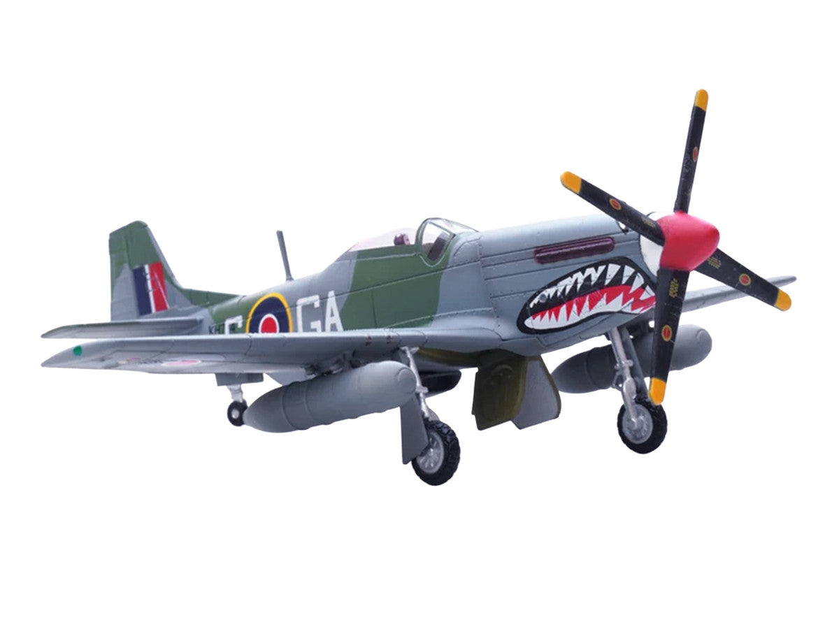 North American Mustang Mk.IV Aircraft "KH774 F/L Ellis Blanchford No. 112 'Shark' Squadron 239 Wing Italy" (1945) Royal Air Force 1/72 Diecast Model Airplane by Legion LuxuryLifeWay Online Store